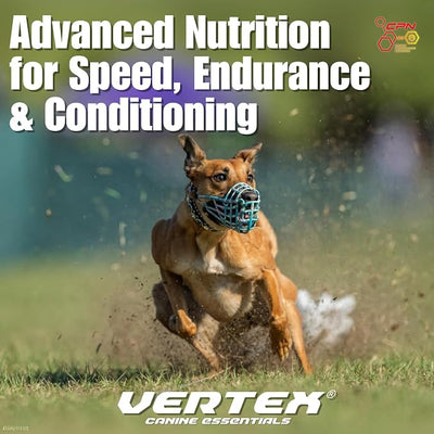 Vertex Canine Essentials High-Performance Dog Supplement – Predigested Liver, Whey & Egg Protein– Muscle Growth, Recovery, Fertility & Milk Production– Active, Working & Breeding Dogs, 10lbs Nutrition