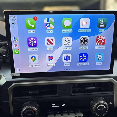 HIGH FLYING for Toyota Tacoma 24-25, 4Runner 25-26 14.6" Built-in Wireless Carplay Android 12+ C12 Car Multimedia Stereo Radio Audio GPS Navigation Sat Nav Head Unit (Limited/TRD Sport, 12+256G)