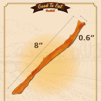 Gootoe Turkey Tendons for Dogs – All-Natural, Hypoallergenic Dog Treats, Rawhide Alternative, Long Lasting Puppy Chews, Healthy Dog Treats for Small Breeds, Strips, 1 lb (Pack of 2)