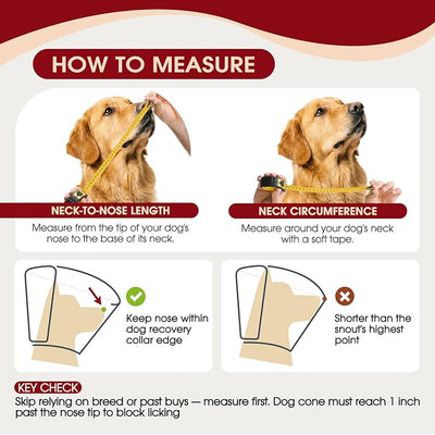 Dog Cone Collar After Surgery, Soft Cone for Small Dogs to Stop Licking, Adjustable Elizabethan Collar for Dogs, Lightweight Breathable Dog Recovery Cones for Wound Healing & Hot Spots