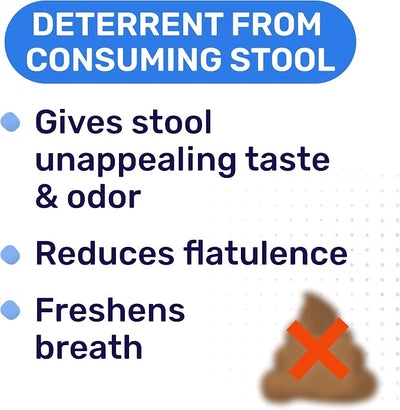 PAWFECTCHEW Stool Eating Deterrent for Dogs – No Poo Soft Chews with Probiotics & Digestive Enzymes – Supports Breath & Digestion – Made in USA – 120 Count