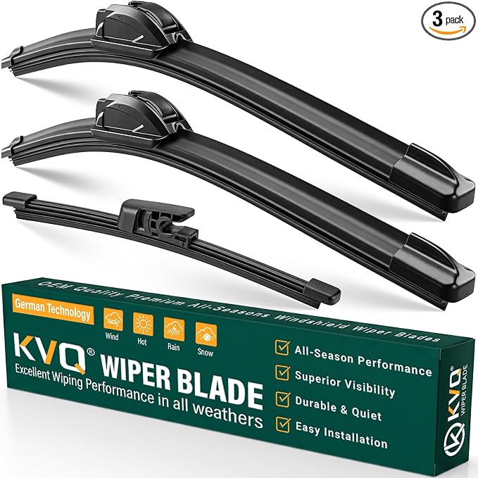 Windshield Wiper Blades Replacement for Hyundai Veloster 2012 2013 2014 2015 2016 2017,Original Equipment Replacement Front Rear Wiper Blade Set - 26" 18" 8" (Set of 3)