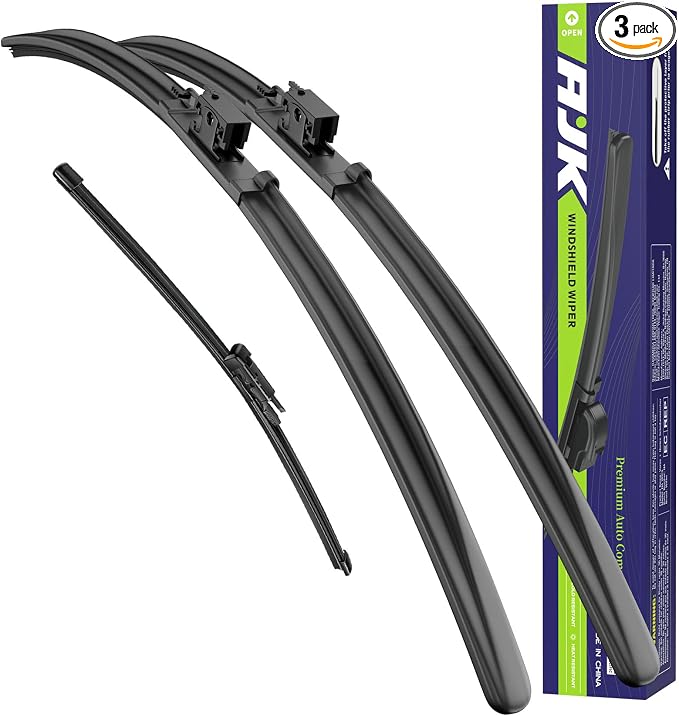 Wipers for Mercedes-Benz GLC-Class 2016-2019 X253 GLC 300 GLC 350e | For AMG GLC 43 Front and Rear Windshield 3 Piece All Weather OEM Quality Automotive Replacement Back Wiper Blades for My Car