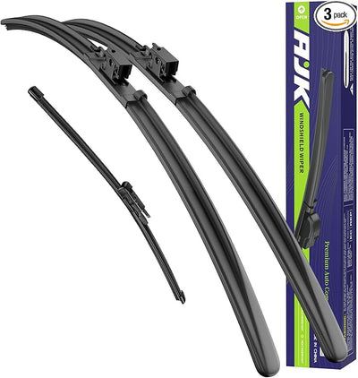 Wipers for Mercedes-Benz GLA-Class X156 GLA250 AMG GLA 45 2016-2020 | Front and Rear Windshield 3 Piece - 24 Inch/19 Inch/12 Inch All Weather OEM Quality Automotive Replacement Back Wiper Blades