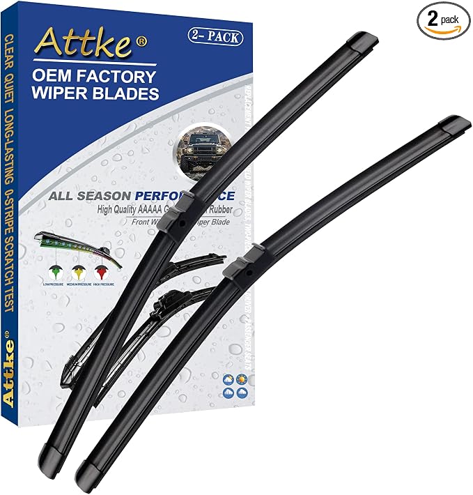 2 Wipers 26" + 20" Front Windscreen Wiper Blades for BMW X3 2011-2017/BMW X4 2015-2018-OE Original Quality (set of 2)