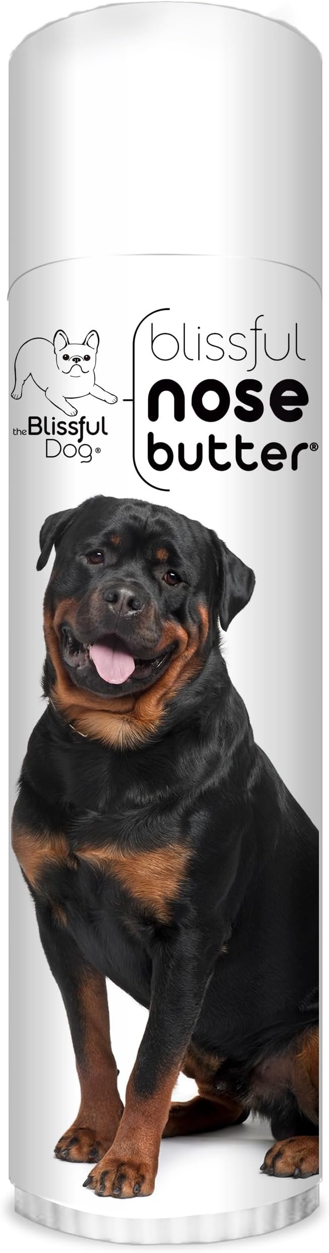 Rottweiler Nose Butter for Dry, Cracked Skin, Lick-Safe Dog Nose Balm with Moisturizing Shea Butter, Almond, Olive, and Essential Oils, Pet Supplies, Uncented, 0.50 oz.