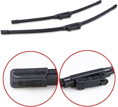 BOSCH 3397007620 AeroTwin Wiper Blade Combo Pack - Set of 2 (24" & 19") | Driver and Passenger Side Original Equipment Replacement Blades