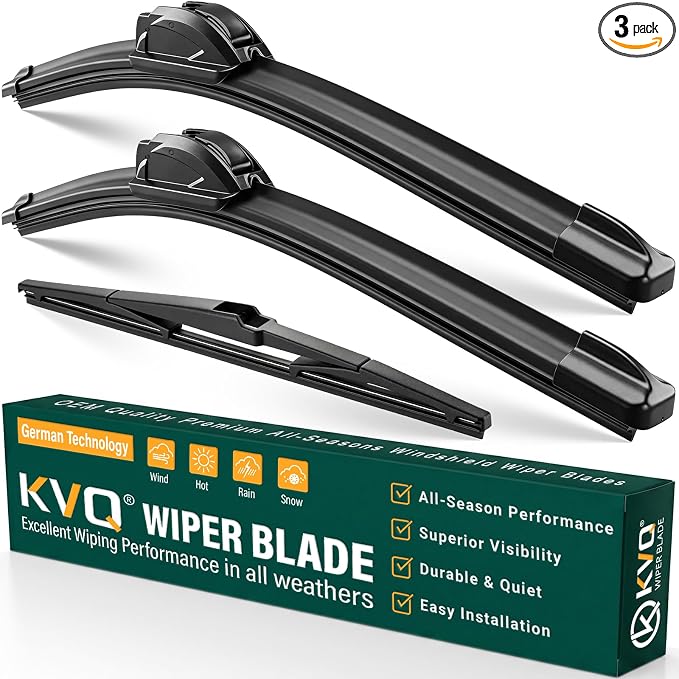 Windshield Wiper Blades Replacement for Toyota Prius 2004 2005 2006 2007 2008 2009,Original Equipment Replacement Front Rear Wiper Blade Set - 26" 18" 16" (Set of 3)
