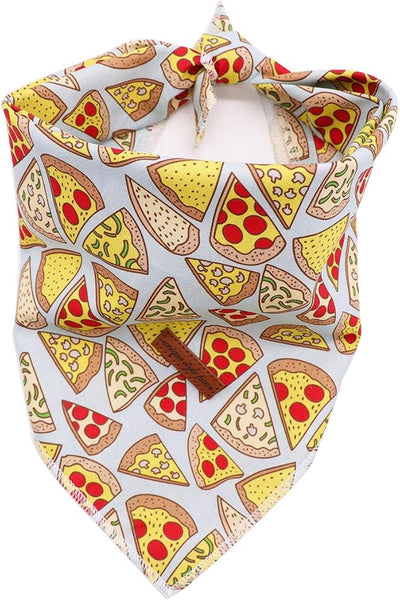 Unique Style Paws Dog Bandanas 1PC Washable Cotton Triangle Dog Scarfs for Small Medium Large Dogs and Cats-NewHLG-L