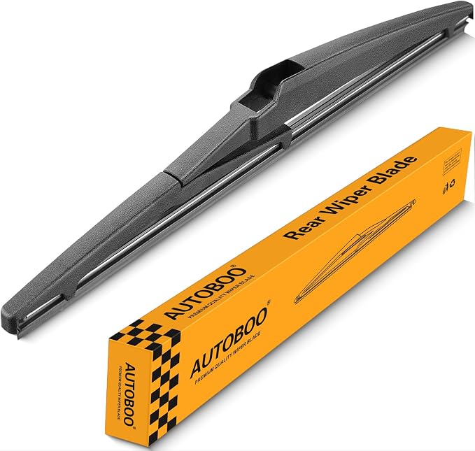 AUTOBOO 12 Inch Rear Wiper Blade Replacement for Toyota Rav4 2001-2025 Highlander 2001-2019 Sienna 2021-2025 Dodge journey Durango 2008-2022 Scinon XA Mazda 5 6 -OE BACK Wiper Blade 12" (Pack of 1)