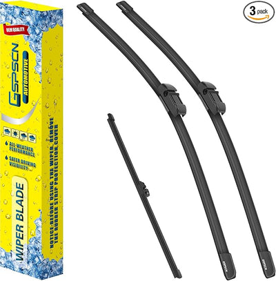 GSPSCN 3 Wipers Replacement For BMW X5 2013-2007，Original Equipment Windshield Wiper Blades Set 24"+20"+15"(Set of 3)