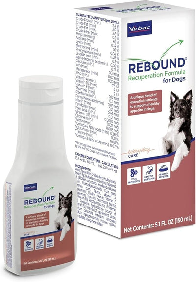 Virbac Rebound® Recuperation Formula for Dogs - Promotes the Restoration of Healthy Digestion, Hydration, and Nutrition (Pack of 2)