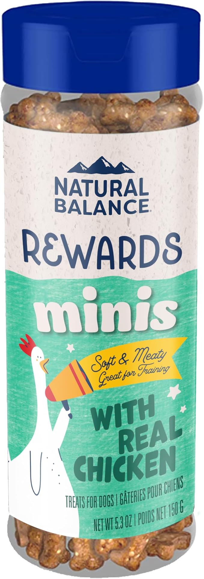 Limited Ingredient Mini-Rewards Chicken Grain-Free, Training Treats for Dogs | 5.3-oz. Canister