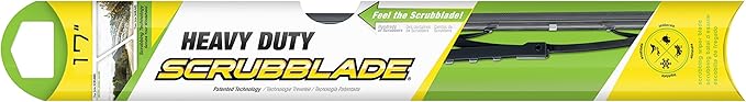 Scrubblade SB1700 Premium All-Season Windshield Wiper Blade, 17" (Pack of 1) 17-Inch