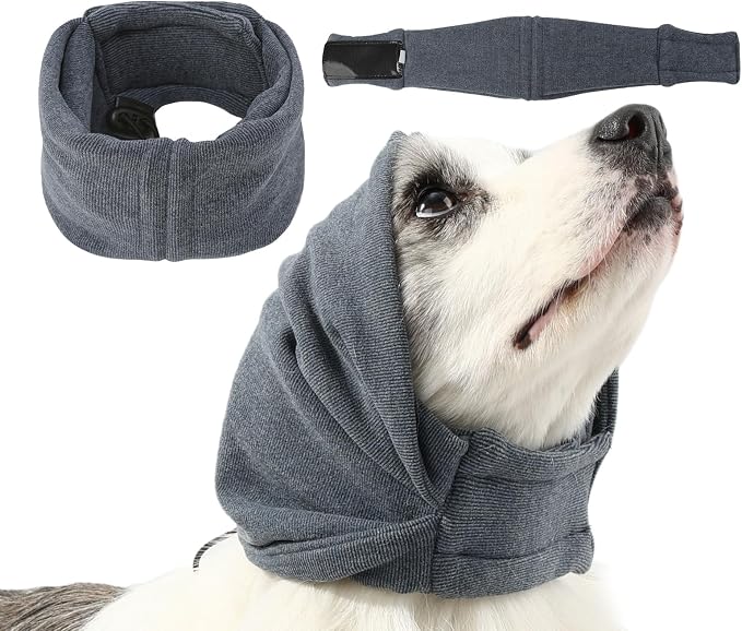 Dog Calming Hoodie, Reducing Noise Wrap, Dog Ear Muffs Noise Protection