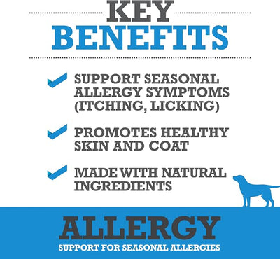 WINPRO Allergy Chews – Plasma-Powered Formula for Dog Seasonal Allergy Support – Grain-Free Natural Blood Protein Supplements – 60 Soft Chews - 2 Pack