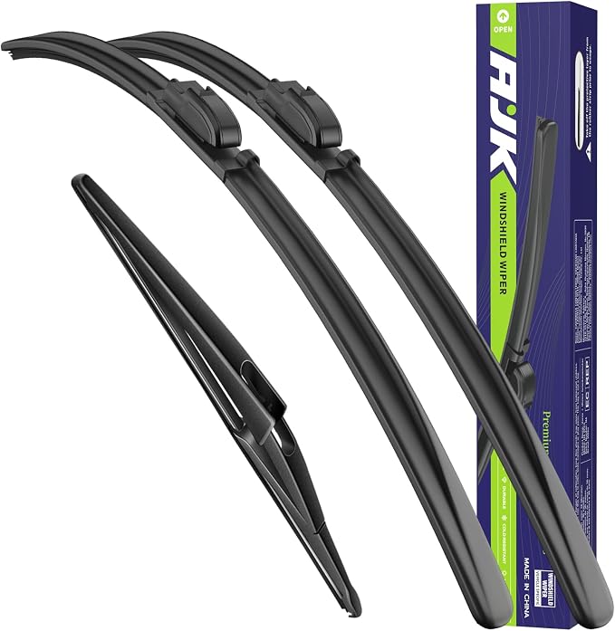 AJK Wiper Blades for INFINITI QX60 2014-2025 | 3-Piece, Front & Rear, All Weather, OEM Quality