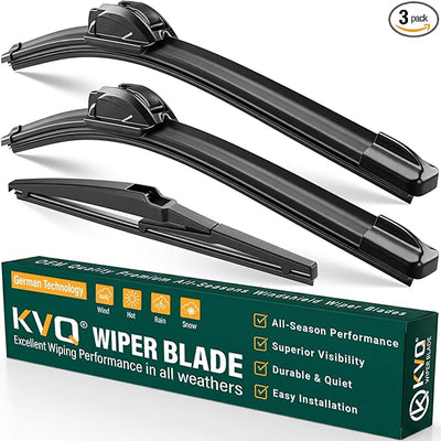 Windshield Wiper Blades Replacement for Jeep Grand Cherokee 2011-2013 Dodge Durango 2011-2023,Original Equipment Replacement Front Rear Wiper Blade Set - 22" 21" 12" (Set of 3)