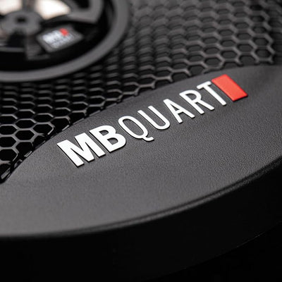 MB Quart Discus High-Performance 6.5" 3-Way Car Audio Component Coaxial Speakers, 120W Peak Power, 60W RMS, 4 Ohm, and 88db Sensitivity