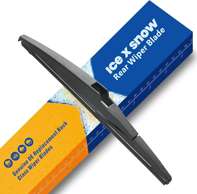 10" Rear Wiper Blade Replacement for Honda CRV 2024-2023 HRV 2022-2016 Jeep Grand Cherokee 23-22 Leaf 17-11 Outlander Sport 22-11 Eclipse Cross 20-18 Rear Windshield Wiper Blade(10-B/H250)