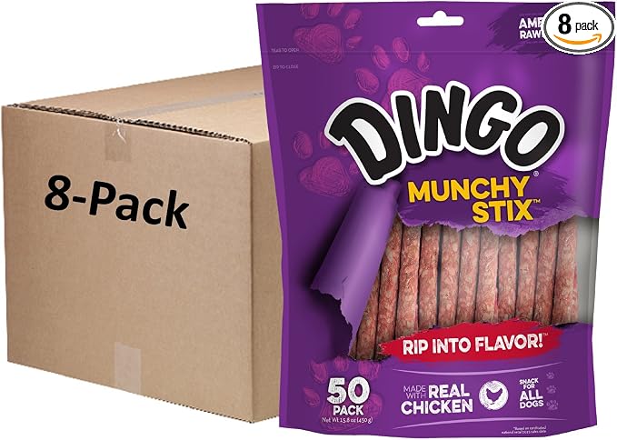 Munchy Stix, Made with Real Chicken, 50Count, 8 Pack