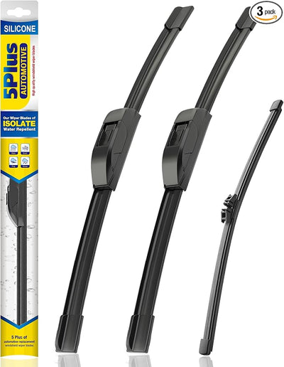 5 PLUS® Silicone Windshield Wipers Replacement for 2018-2024 FORD Expedition Wiper Blades(Set of 3),Automotive Replacement Windshield Wiper Blades For My Car-22"/22"/11"