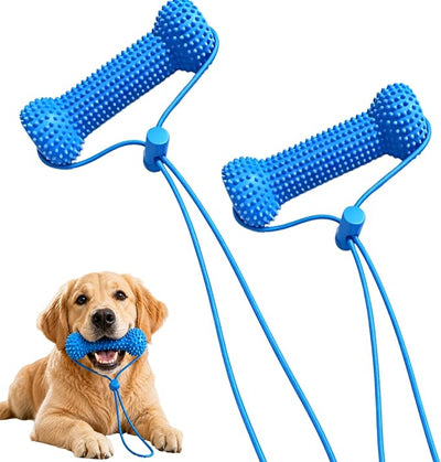2Pcs Dual-Action Canine Dental Prop,Dog Toys Dual-Action Teeth Cleaning Mouth Prop,Pet Oral Care for Small,Dog Mouth Opener for Medium and Large Dogs