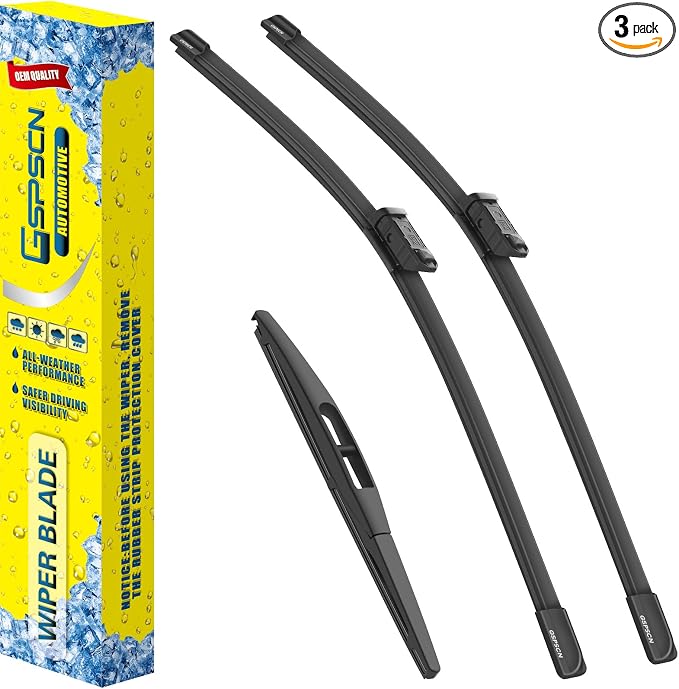 GSPSCN 3 Wipers Replacement for Honda CR-V CRV 2024 2023 Original Equipment Windshield Wiper Blades 24"+19"+10" (set of 3) Top Lock