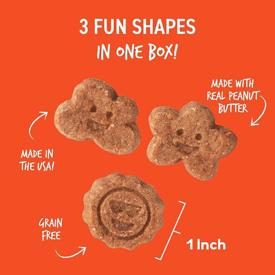 Cloud Star Wag More Bark Less Soft Chews Grain Free Dog Treats, Peanut Butter & Apples, 20 oz. Pouch