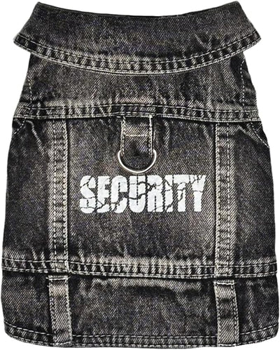 Dog Jeans Black Jacket Denim Pet Coat for Puppy Small Dogs Cotton Classic Overalls Male Cat Costumes Sleeveless Washed Vest Clothes Outfit T-Shirts Chihuahua,Yorkie,Teacup（X-Small）