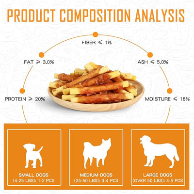 PAWUP Chicken Wrapped Biscuits Pumpkin Sticks & Jerky Duck Crisp Flakes, 12.5oz + 6oz, 1% Taurine Added, Rawhide Free