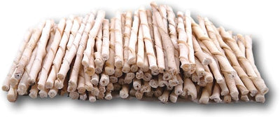 Top Dog Chews - All Natural Rawhide Dog Twists (100 Pack), Natural Chew Sticks for Healthy Teeth and Happy Dogs, Delicious Dog Treats for Canine Dental Care