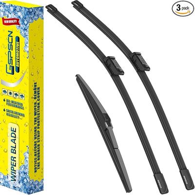 GSPSCN 3 Wipers Replacement for Lexus RX350L RX450hL 2022 2021 2020 2019 2018 Original Equipment Windshield Wiper Blades 26"+21"+12" (set of 3) Top Lock