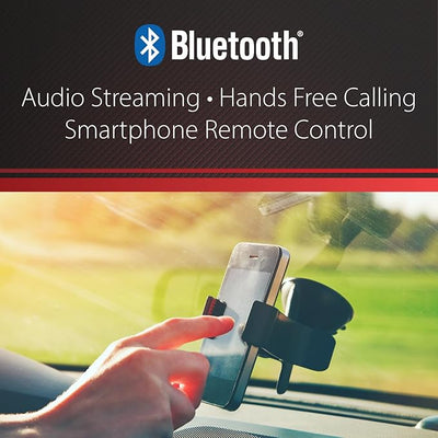 Dual Electronics XRM69BT Single DIN Car Stereo Bluetooth & AM/FM Radio | Hands-free Bluetooth calling & music streaming, push to talk voice assistant, USB playback & charging