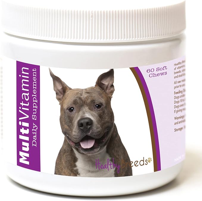 American Staffordshire Terrier Multi-Vitamin Soft Chews 60 Count