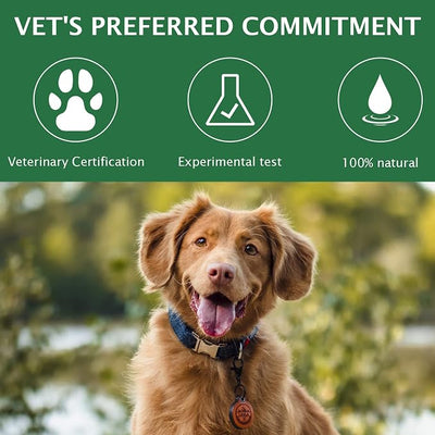 60ML Pet Eye Drops for Dog & Cat Relieve Eyes Itching & Irritation, Pink Eye & Allergies Symptoms Safe & Gentle Formula for All Animals