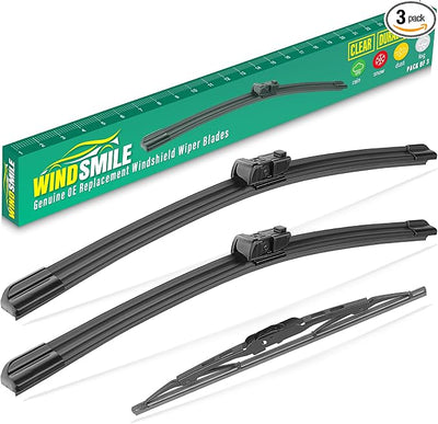 24" 21" 13" Windshield Wiper Blades Replacement for Chevy Chevrolet Traverse 2009 2010 2011 Premium All Weather Front Rear Wipers Set - OEM Quality (Pack of 3)