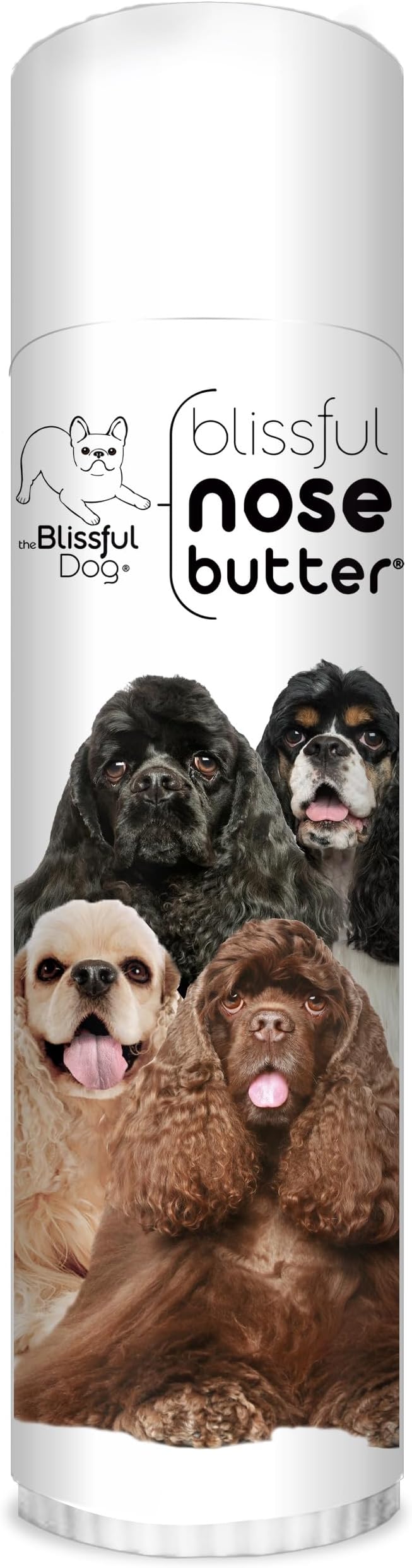 Cocker Spaniel Nose Butter, Versatile Dog Nose Balm for Dry Nose, Handcrafted Nose Moisturizer, Easy-to-Apply Dog Essentials, Unscented, 0.50 oz.