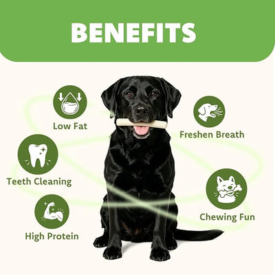 MON2SUN Dog Rawhide Rolls Twist Sticks Chew Treats Natural Flavor 6.5 Inch 40 Count for Puppy and Small Dogs