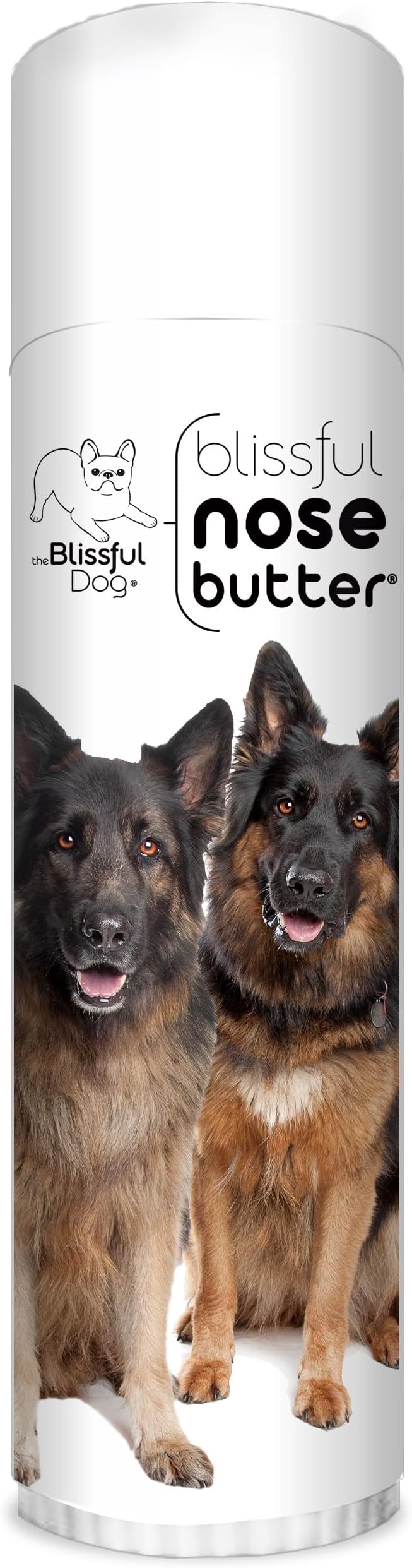 German Shepherd Nose Butter, Versatile Dog Nose Balm for Dry Nose, Handcrafted Nose Moisturizer, Easy-to-Apply Dog Essentials, Unscented, 0.5 oz.