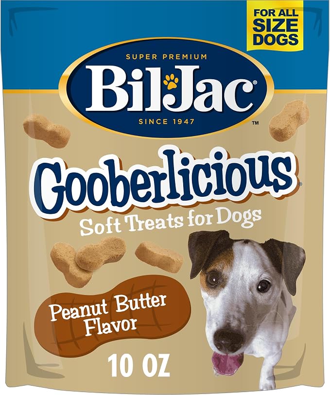 Gooberlicious | Peanut Butter Soft Treats Dogs Never Say No to | Real Chicken Liver First Ingredient, No Fillers or Soy, Made in USA Since 1947 | 10 oz