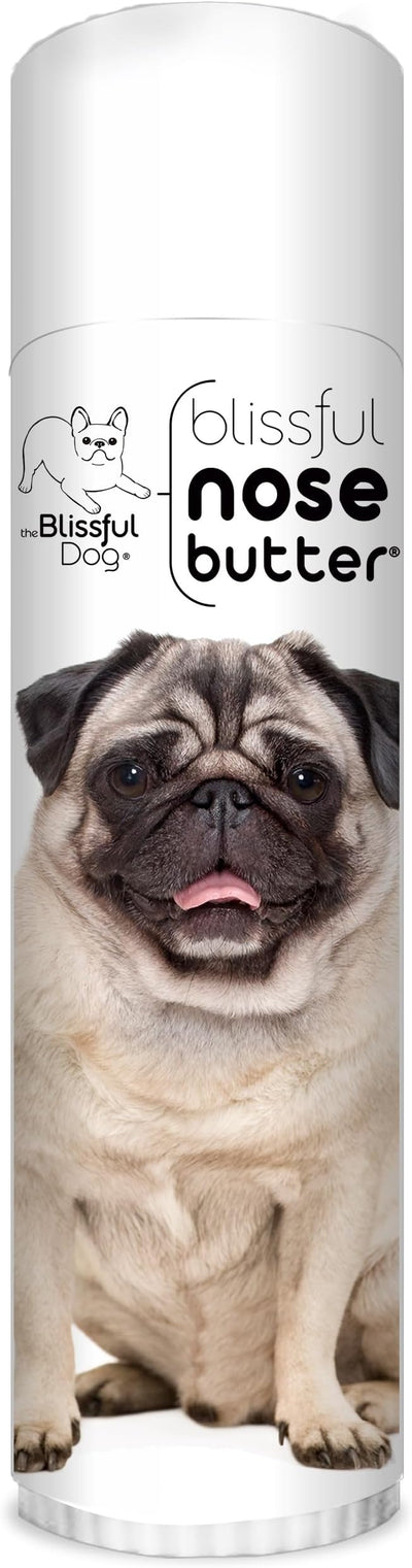 The Blissful Dog Fawn Pug Nose Butter, Versatile Dog Nose Balm for Dry Nose, Handcrafted Nose Moisturizer, Easy-to-Apply Dog Essentials, Unscented, 0.50 oz.