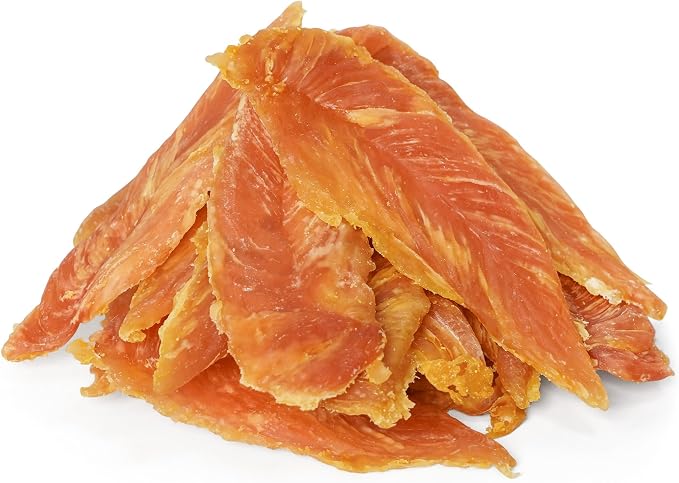 Chicken Jerky Dog Treats Made with Chicken Breast, High Protein & Grain Free, Training Treats for Small to Large Dogs (21 Ounce -Pack of 1)