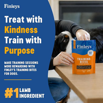 Finley's Training Treats for Puppies, Soft Lamb Dog Treats for All Dogs and Sizes, Limited Ingredient, Low Calories, 16oz, 2 Pack