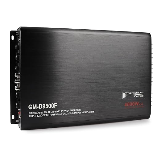 Car Power Amplifier 4-Channel Amplifier Stereo Audio Amp 12V Class A/B (4 Channel - 13.78 inch)