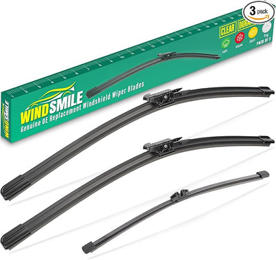 26" 16" 11" Windshield Wiper Blades Replacement for Lincoln MKC 2015 2016 2017 2018 2019 Premium All Weather Front Rear Wipers Set - OEM Quality (Pack of 3)