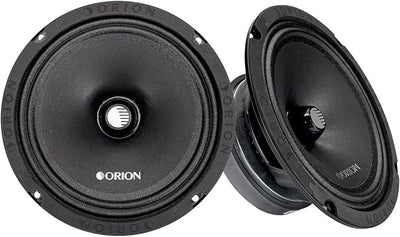Orion Cobalt CM852 High Efficiency 8" Mid-Range Bullet Loudspeakers, 1200W Max Power, 300W RMS, 2 Ohm, 1.5" Voice Coil - Pro Car Audio Stereo, Midrange Speakers (Pair)