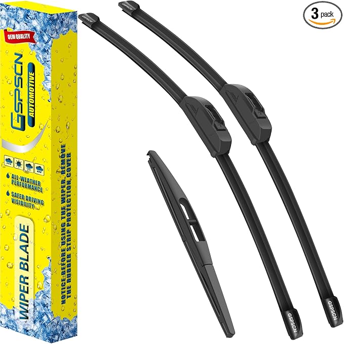 GSPSCN 3 Wipers Replacement For Honda HR-V HRV 2022 2021 2020 2019 2018 2017 2016，Original Equipment Windshield Wiper Blades Set 26"+18"+10" (Set of 3)