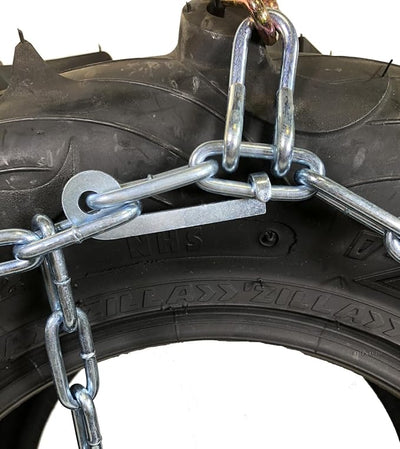 Suitable for ATV UTV | Snow Ice Tire Chains [25x10-12 25x11-12 26x10-12] | Compatible with Most 2010-2024 ATV/UTV Models | Size: 14.17" Wide x 56" Long | Universal Fitment