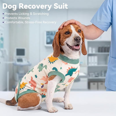 cyeollo Dog Surgery Recovery Suit, Spay Neuter Onesie for Female Male Dogs